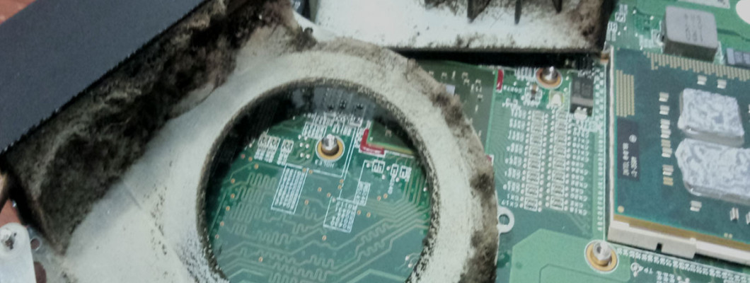 Καθαρισμός στο λάπτοπ HP G62 και αλλαγή ανεμιστήρα