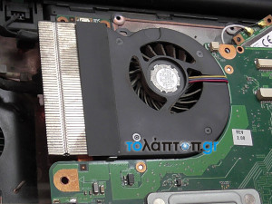 Καθαρισμός ανεμιστηρα στο λάπτοπ Toshiba Stellite L300