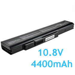 Compatible Battery for Turbo-X MSI A15HC A17 A32-A15 A42-A15 A6400 CR640 CX640 (10.8V - 4400mAh)