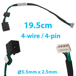 DC Jack for Toshiba Satellite A205 A210 A215 L355D L505D / Qosmio X500 X505