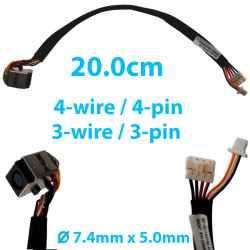 DC Jack for HP Probook 4310S 4311S 4410S 4411S 4415S 4416S 4710S 6017B0210001