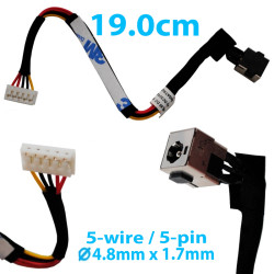 DC Power Jack for Laptop HP Compaq Presario C700 C710 C720 A900 / Pavilion G7000 (65W) DC301002B00