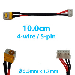 DC Power Jack for Laptop Acer Extensa 5120 5210 5220 5420 5420G 5610 5620 7120 7420 7620G (65W)