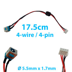 DC Power Jack for Laptop Acer Extensa 4230 4630 / Aspire 4330 4630 4730 / TravelMate 4210 4270 4670 (90W)