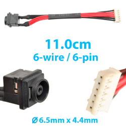 DC Power Jack for Laptop Sony Vaio VGN-BX VGN-BX540 VGN-BX540W VGN-BX546B VGN-BX560 VGN-BX565B