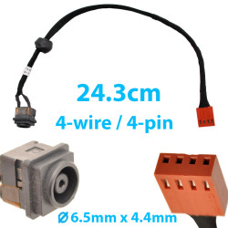 DC Power Jack for Laptop Sony Vaio VGN-AR VGN-AW VGN-AR21M VGN-AR88L VGN-AW21S PCG-8111L 073-001-5266_A