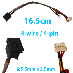 DC Power Jack for Laptop Toshiba Satellite A300 P500 U300 U400 U500 / Portege M800 / Tecra M8
