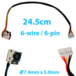 DC Power Jack for Laptop HP Pavilion DV7-2000 DV7-2100 DV7-2180US DV7-3000 DV7T-2000