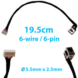 DC Jack for Lenovo IdeaPad Y460A Y460N Y460T Y560 Y560A Y560D Y560P