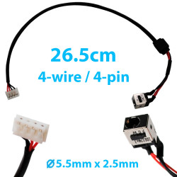 DC Jack for Lenovo IdeaPad G430 G450 G460 G550 G560 Z560 Long