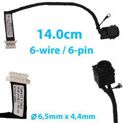 DC Jack for laptop Sony Vaio VPC-YA 50.4KK05.021