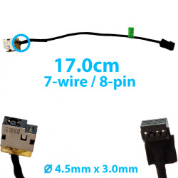 DC Jack for HP Pavilion 14-E 15-D 15-E 15-F 15-N 15-P 15-R 17-E / Envy 15-3000 15-K 15-J Type A 719318-YD9