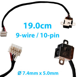 DC Jack for laptop HP Envy 17-1000, 17T-2000