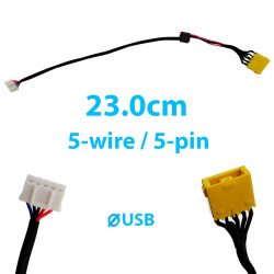 DC Jack for laptop Lenovo Ideapad G400 G490 G500 G505 G400S G500S DC30100OY00