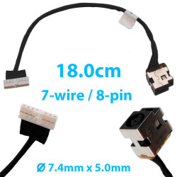 DC Jack for laptop HP Compaq CQ72 G72 DD0AX8PB000