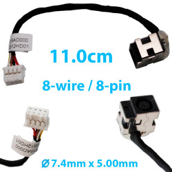 DC Jack for laptop HP Pavilion G6-1000 R15 DD0R15AD000
