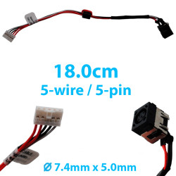 DC Jack for Dell Inspiron 15 3521 3537 5521 M531R 5573 17 3721 5721 DC30100M900