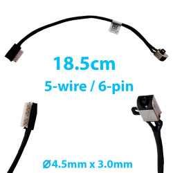 DC Jack for laptop Dell Inspiron 15-5000, 5565, 5566, 5567
