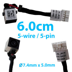DC Jack for Dell Latitude E7440 DC30100MF00