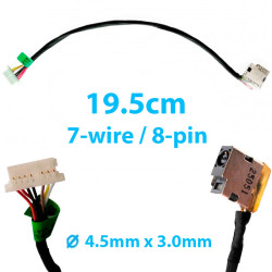 DC Jack for HP Pavilion 15-AB HP 250 G6 HP 250 G4 15-BW 15S-EQ Chromebook 11G4 19.5cm 799749-S17