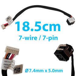 DC Jack for laptop Dell Latitude E5520, E5420