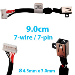 DC Jack for laptop Dell XPS 15 9550, 15 9560, Precision 5510, M5510 DC30100X200