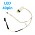 DD0NE7LC100 - LED Flex Screen Cable for Sony Vaio VPC-EE VPCEE VPC-EE4E1E VPCEE4E1E LED 40 PIN