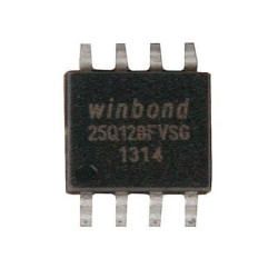BIOS IC Chip -  Winbond W25Q128FVSG, W25Q128, 3V 128Mbit SOP-8