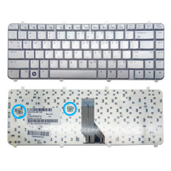 Keyboard HP Pavilion DV5 DV5T DV5-1000 DV5-1100 DV5-1200 DV5-1300 US SILVER 