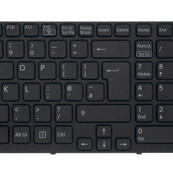 Keyboard Sony Vaio E15 E17 SVE15 SVE17 SVE-15 SVE-17 UK BLACK with Backlit 0,8cm Version