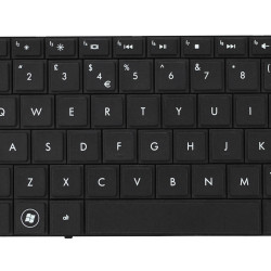 Keyboard HP Mini 110-3000 110-3100 110-4000 / Compaq CQ10-400 CQ10-500 CQ10-700 UK BLACK