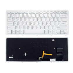 Keyboard Sony Vaio SVF14N SVF14N19SCS SVF14N27SC SVF14N190X US SILVER with Backlit