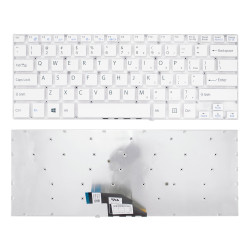 Keyboard Sony Vaio SVF14 SVF14A SVF1432 SVF1421E2E SVF142V1E SVF1421E2EW US WHITE with horizontal ENTER