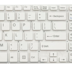 Keyboard Sony Vaio SVF15 SVF152 SVF153 SVF15A SFV152C SVF1541 SVF153A23T US WHITE with horizontal ENTER