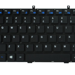 Keyboard Turbo-X W150 W150ER W250 W250H W251EL W765 W765S W765CU W870 W76TUN US BLACK with horizontal ENTER