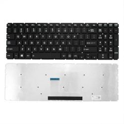 Keyboard Toshiba Satellite L50-B L55-B L55DT-B S50-B S55-B L50-B-11M L50-B-11K US BLACK with horizontal ENTER