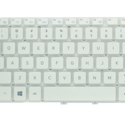 Keyboard Samsung 270E4V 300E4E NP270E4V NP275E4V NP300E4E NP350V4X NP355V4X US WHITE with horizontal ENTER