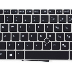 Keyboard HP Elitebook 2170 2170P US GREY-BLACK with pointer