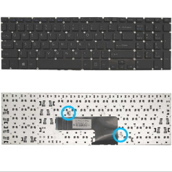 Keyboard Sony Vaio SVF15 SVF152 SVF153 SVF15A SVF15E SFV152C SVF1541 SVF152C29M US BLACK Matte with horizontal ENTER