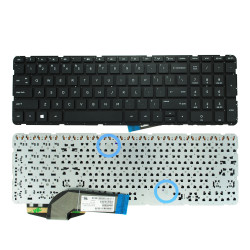 Keyboard HP Pavilion 15-A 15-N 15-E 15-R 15-F 15-D 250 G2 250 G3 255 G3 US BLACK Without Frame and with horizontal ENTER