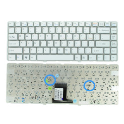 Keyboard Sony Vaio VPC-EA VPC-EA21FD VPC-EA33FD VPC-EA4S1E/V VPC-EA36FX VPC-EA290X US WHITE with horizontal ENTER