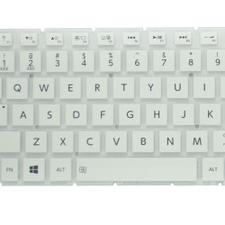 Keyboard Toshiba Satellite L50-B L50D-B L55-B L55DT-B S50-B S55-B L50-B-11M L50-B-11K US WHITE with horizontal ENTER