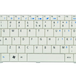 Keyboard Acer Aspire One A110 A110X A150 A150L D150 D210 D250 P531 ZG5 ZG8 US WHITE