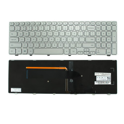 Keyboard Dell Inspiron 15-7000 15-7537 15-7737 US SILVER with Backlit IY-K908-005-006-007