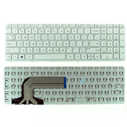 Keyboard HP 15-A 15-N 15-E 15-R 15-F 15-D 250 G2 250 G3 255 G3 US WHITE With Frame