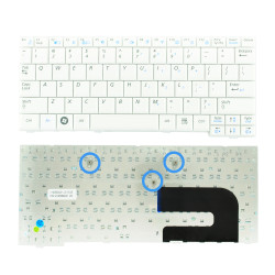 Keyboard Samsung NC10 D10 NP-NC10 N108 N110 N127 N128 N130 N135 N138 N140 US WHITE