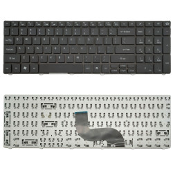 Keyboard Packard Bell TK37 TK85 TM81 TM82 TM85 TM89 TK81 TK83 TK87 TX86 PEW91 US BLACK 