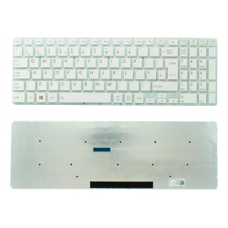 Keyboard Toshiba Satellite L50-B L50D-B L50T-B L50-B-11K P50T-C C55-C C55D-C UK WHITE with vertical ENTER