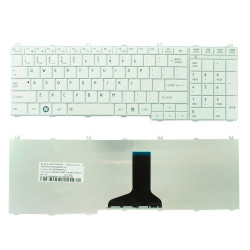 Keyboard Toshiba Satellite C650 C660 C665 C670 L650 L655 L670 L750 US WHITE
