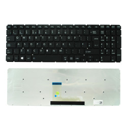Keyboard Toshiba Satellite L50-B L50D-B L50T-B L50-B-11M L50-B-11K L55-C P55-C C55D-C UK BLACK with vertical ENTER